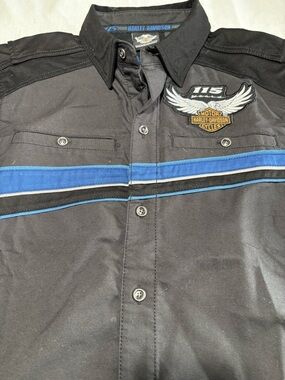 Harley-Davidson NWT Mechanics Button Down Short Sleeve Shirt , S , $28